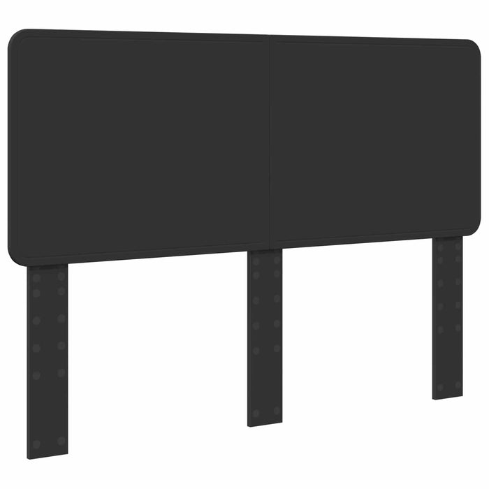 Cadru de pat cu headboard Negru 150 x 200 cm Lemn de pin masiv - WALTI WALTI