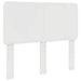 Cadru de pat cu headboard Alb 120 x 190 cm Lemn de pin masiv - WALTI WALTI