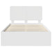 Cadru de pat cu headboard Alb 120 x 190 cm Lemn de pin masiv - WALTI WALTI