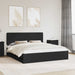 Cadru de pat cu sertar Negru 180 x 200 cm Lemn Ingineresc - WALTI WALTI