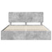 Cadru de pat Gri din beton 180 x 200 cm Lemn Ingineresc - WALTI WALTI