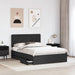 Cadru de pat cu sertar Negru 160 x 200 cm Lemn Ingineresc - WALTI WALTI