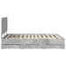 Cadru de pat Gri din beton 160 x 200 cm Lemn Ingineresc - WALTI WALTI