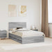Cadru de pat cu sertar Gri Sonoma 120 x 200 cm Lemn Ingineresc - WALTI WALTI