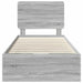 Cadru de pat cu sertar Gri Sonoma 75 x 190 cm Lemn Ingineresc - WALTI WALTI