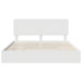 Pat cu storage cu headboard Alb 180 x 200 cm Lemn compozit - WALTI WALTI