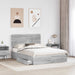 Cadru de pat cu sertar Gri Sonoma 140 x 200 cm Lemn compozit - WALTI WALTI