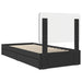 Cadru de pat cu sertar Negru 75 x 190 cm Lemn compozit - WALTI WALTI