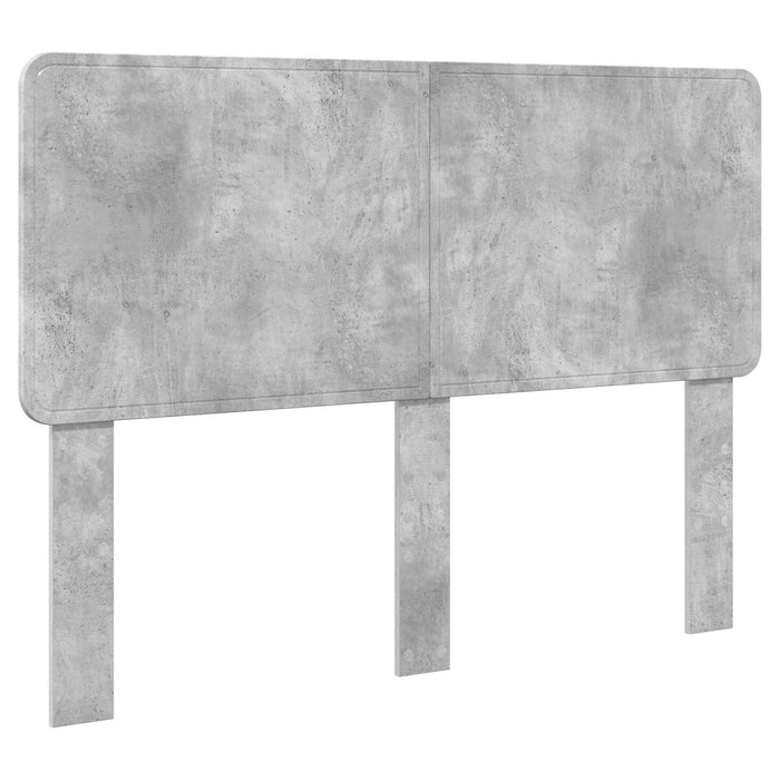 Cadru de pat cu sertar Gri din beton 160 x 200 cm Lemn compozit - WALTI WALTI