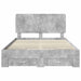 Cadru de pat cu sertar Gri din beton 160 x 200 cm Lemn compozit - WALTI WALTI