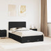 Cadru de pat cu headboard Negru 135 x 190 cm Lemn compozit - WALTI WALTI