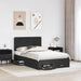 Cadru de pat cu headboard Negru 135 x 190 cm Lemn compozit - WALTI WALTI