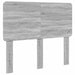Cadru de pat cu headboard Gri Sonoma 120 x 190 cm Lemn compozit - WALTI WALTI