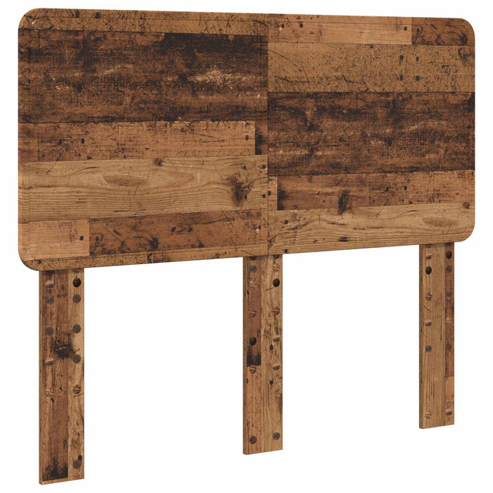 Cadru de pat cu headboard Lemn vechi 120 x 190 cm Lemn compozit - WALTI WALTI
