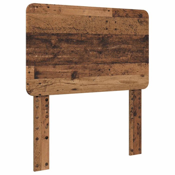 Cadru de pat cu headboard Lemn vechi 90 x 200 cm Lemn compozit - WALTI WALTI