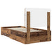 Cadru de pat cu headboard Lemn vechi 90 x 200 cm Lemn compozit - WALTI WALTI