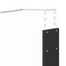 Cadru de pat cu headboard Negru 200 x 200 cm Lemn de pin masiv - WALTI WALTI