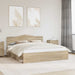 Cadru de pat cu headboard Sonoma 200 x 200 cm Lemn de pin masiv - WALTI WALTI