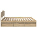 Cadru de pat cu headboard Sonoma 200 x 200 cm Lemn de pin masiv - WALTI WALTI
