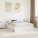 Cadru de pat cu headboard Alb 160 x 200 cm Lemn de pin masiv - WALTI WALTI