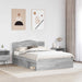 Cadru de pat Gri Sonoma 140 x 190 cm Lemn de pin masiv - WALTI WALTI