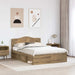 Cadru de pat Stejar artizanal 140 x 190 cm Lemn de pin masiv - WALTI WALTI