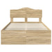 Cadru de pat cu headboard Sonoma 120 x 200 cm Lemn de pin masiv - WALTI WALTI