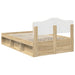 Cadru de pat cu headboard Sonoma 120 x 190 cm Lemn de pin masiv - WALTI WALTI