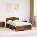 Cadru de pat Lemn vechi 120 x 190 cm Lemn de pin masiv - WALTI WALTI