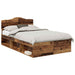 Cadru de pat Lemn vechi 120 x 190 cm Lemn de pin masiv - WALTI WALTI
