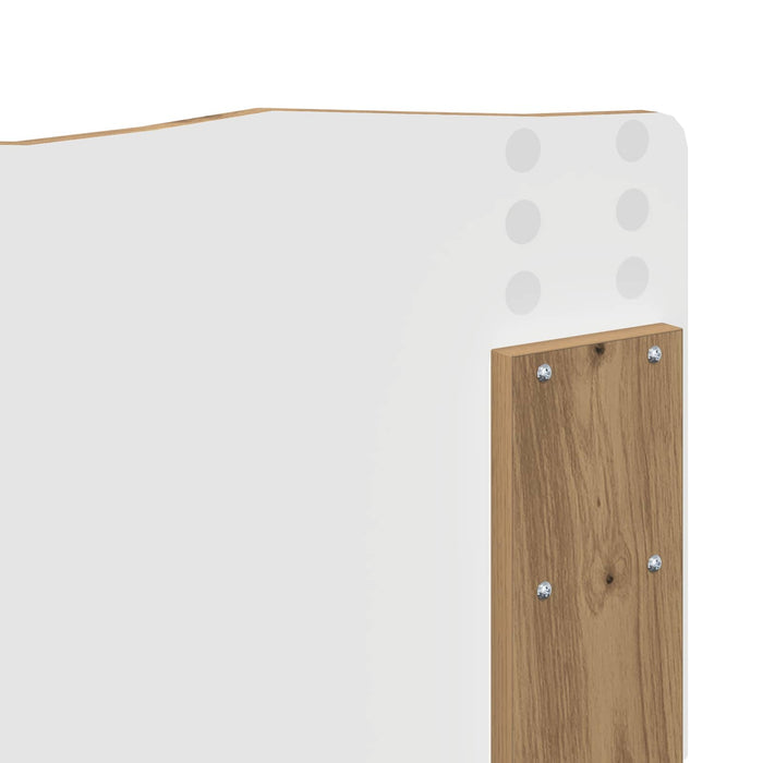 Cadru de pat Stejar artizanal 120 x 190 cm Lemn de pin masiv - WALTI WALTI