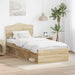 Cadru de pat cu headboard Sonoma 100 x 200 cm Lemn de pin masiv - WALTI WALTI