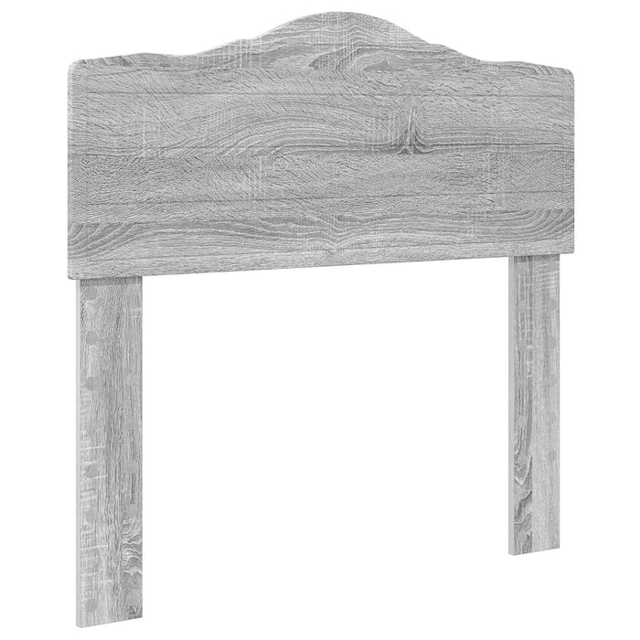 Cadru de pat Gri Sonoma 100 x 200 cm Lemn de pin masiv - WALTI WALTI