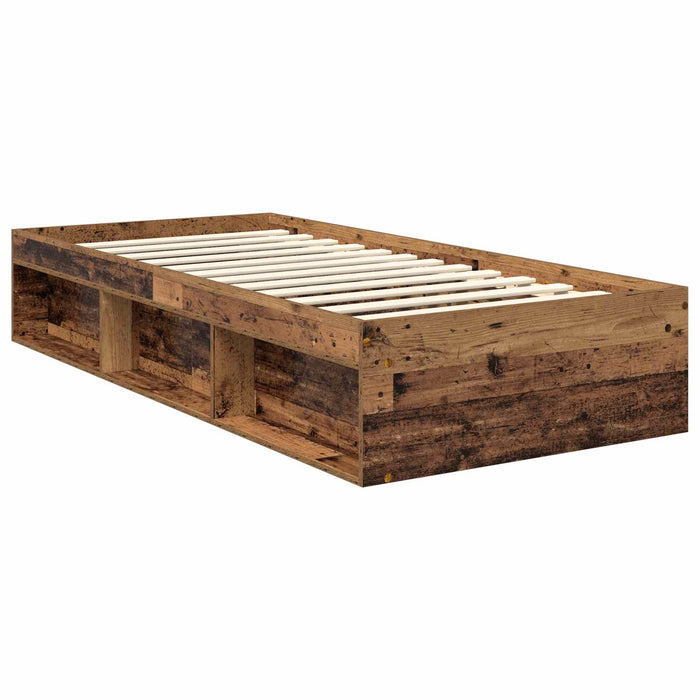 Cadru de pat Lemn vechi 90 x 200 cm Lemn de pin masiv - WALTI WALTI