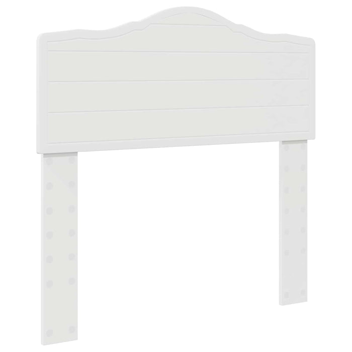Cadru de pat cu headboard Alb 90 x 190 cm Lemn de pin masiv - WALTI WALTI
