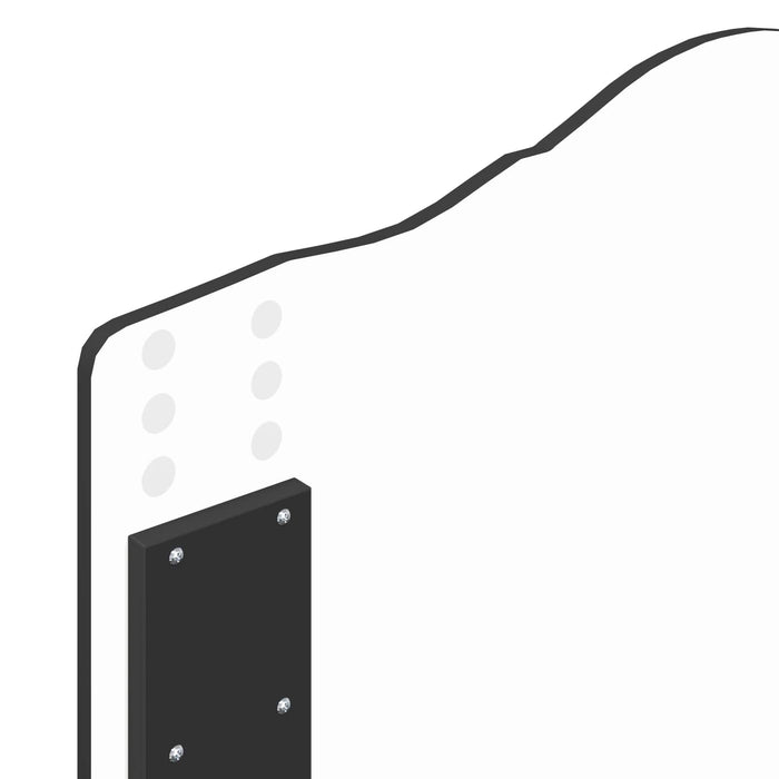 Cadru de pat cu headboard Negru 75 x 190 cm Lemn de pin masiv - WALTI WALTI