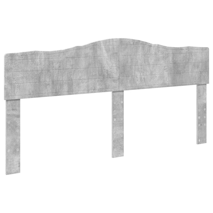 Cadru de pat Gri din beton 180 x 200 cm Lemn Ingineresc - WALTI WALTI