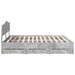 Cadru de pat Gri din beton 180 x 200 cm Lemn Ingineresc - WALTI WALTI