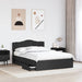 Cadru de pat cu sertar Negru 160 x 200 cm Lemn Ingineresc - WALTI WALTI