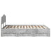 Cadru de pat Gri din beton 160 x 200 cm Lemn Ingineresc - WALTI WALTI