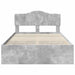 Cadru de pat Gri din beton 135 x 190 cm Lemn Ingineresc - WALTI WALTI