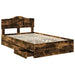 Cadru de pat Stejar fumuriu 135 x 190 cm Lemn Ingineresc - WALTI WALTI