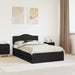 Cadru de pat cu sertar Negru 120 x 200 cm Lemn Ingineresc - WALTI WALTI