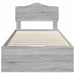 Cadru de pat cu sertar Gri Sonoma 90 x 200 cm Lemn Ingineresc - WALTI WALTI