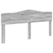 Pat cu storage cu sertar Gri Sonoma 200 x 200 cm Lemn compozit - WALTI WALTI