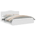 Pat cu storage cu headboard Alb 180 x 200 cm Lemn compozit - WALTI WALTI