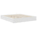 Pat cu storage cu headboard Alb 180 x 200 cm Lemn compozit - WALTI WALTI
