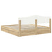 Pat cu storage Stejar Sonoma 180 x 200 cm Lemn compozit - WALTI WALTI