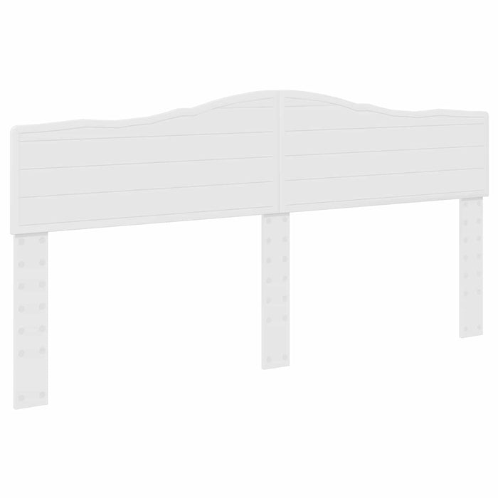 Cadru de pat cu headboard Alb 180 x 200 cm Lemn compozit - WALTI WALTI