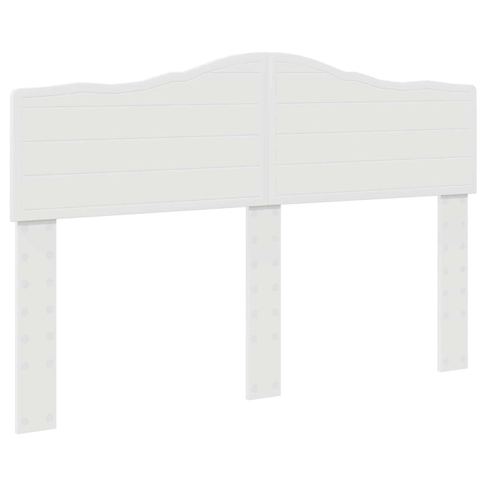 Cadru de pat cu headboard Alb 160 x 200 cm Lemn compozit - WALTI WALTI